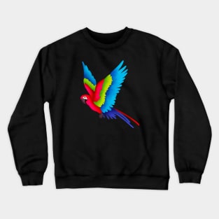 Colorful Parrot Crewneck Sweatshirt